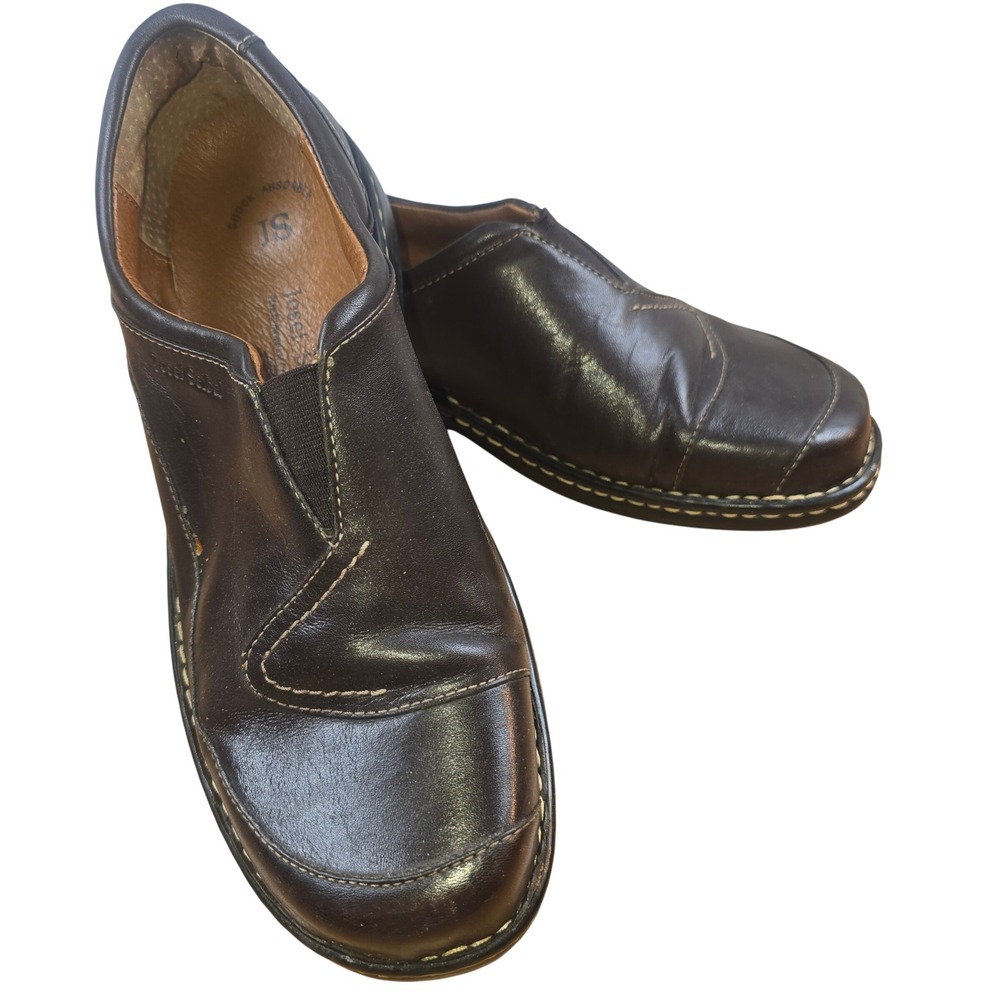 Josef Seibel European Comfort Shoe Shock Absorber Womens Size 11 Loafer BROWN